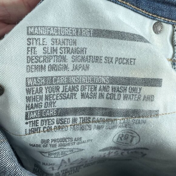 Rogue Territory RGT Mens 28x31 Slim Straight Nihon Menpu Selveged Jeans 2815 - Picture 5 of 16
